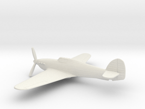 Hawker Hurricane Mk.IID (w/o landing gears) in White Natural Versatile Plastic: 1:144