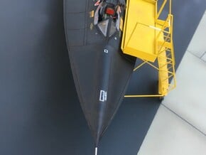 SR71 A1 (LSAR) Nose Cone in Smoothest Fine Detail Plastic