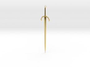 Addan Deith Pendant  in Polished Brass