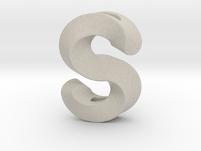 S Pendant_1 in Natural Sandstone