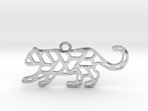 Year Of The Tiger Charm in Natural Silver
