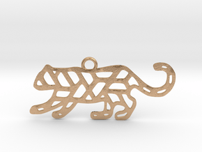 Year Of The Tiger Charm in Natural Bronze