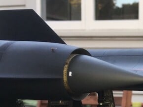 SR-71 engine probes and sensors in Tan Fine Detail Plastic