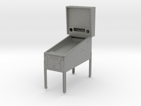 Trophy - Mini Pinball Cabinet v3 - 1:20 Scale in Gray PA12
