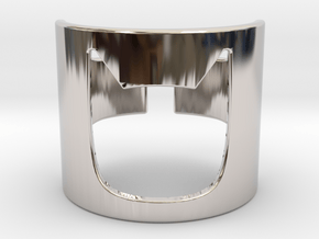 BATMAN Ring 190mm in Rhodium Plated Brass