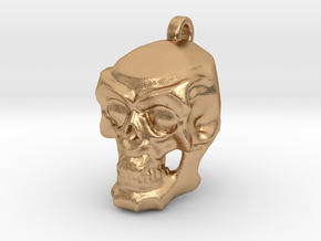 Rokus Skull Keychain/Pendant in Natural Bronze