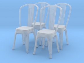 Chair 09. 1:43 Scale in Tan Fine Detail Plastic