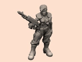 28mm SciFi Empire Guards sergeant  in Smoothest Fine Detail Plastic