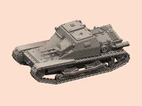 28mm 1/56 L3/CV light tankette in White Processed Versatile Plastic