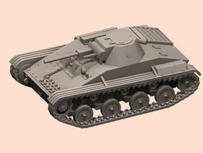 28mm 1/56 T-60 light tank  in White Processed Versatile Plastic