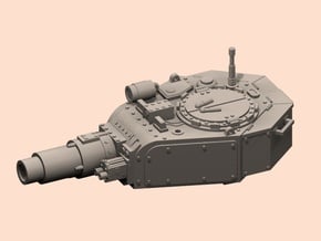 28mm old LRBT Invader tank turret  in White Processed Versatile Plastic