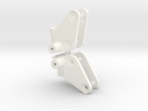 041003-01 Tamiya Frog Ampro Front Knuckle  in White Processed Versatile Plastic