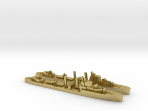 2pk I-class destroyer 1:1250 WW2 in Natural Brass