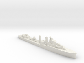 British I-class destroyer 1:1250 WW2 in White Natural Versatile Plastic
