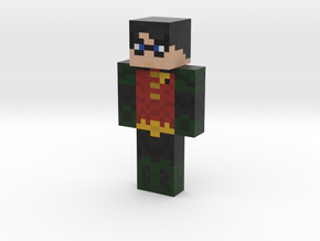 Robin (Dick Grayson) | Minecraft toy in Natural Full Color Sandstone