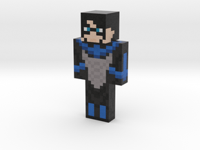 Nightwing | Minecraft toy in Natural Full Color Sandstone