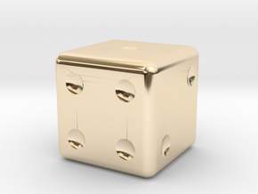 Dice in 14K Yellow Gold