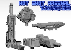 Hot Shot Arsenal (Selects/Siege) in White Natural Versatile Plastic: Large