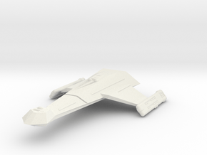 2500 Klingon K-23 class in White Natural Versatile Plastic