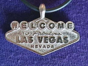 Las Vegas pendant in Polished Nickel Steel