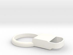 Kiwi 2 – Shell for MiaoMiao2 (Libre): NO Armband!  in White Processed Versatile Plastic