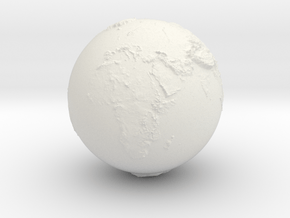 Earth Relief Hollow in White Natural Versatile Plastic