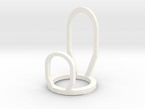 MCP Splint Ring (Size 7.5) in White Processed Versatile Plastic: 7.5 / 55.5