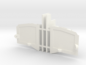 1:9 Super Puma Cockpit - Part 4 (covers) in White Processed Versatile Plastic