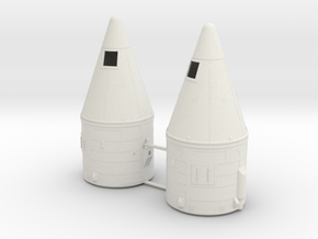 1/72 SRB Tops (No Motors) in White Natural Versatile Plastic