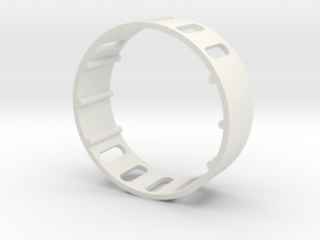 Holder Ring with holes for Saberforge chassis in White Natural Versatile Plastic