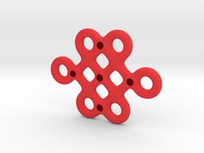 Mystic Knot - Really Large in Red Processed Versatile Plastic