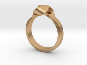 Twist Interlock Ring_A in Natural Bronze: 5 / 49