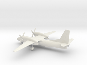 Antonov An-32 Cline in White Natural Versatile Plastic: 1:160 - N