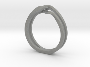 Twist Interlock Ring_C in Gray PA12: 5 / 49