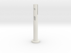 P51 crank handle knob slide pin in White Natural Versatile Plastic