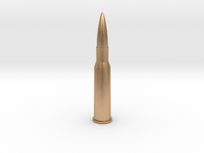 7,62x54R bullet prop in Natural Bronze