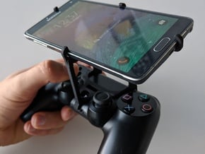 PS4 controller & HTC Desire 19s - Over the top in Black Natural Versatile Plastic