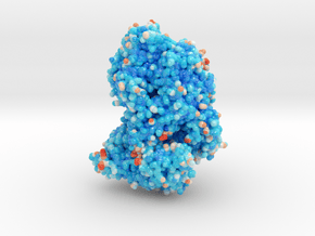 L Protein VS Virus_5A22 in Glossy Full Color Sandstone: Medium