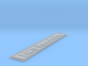 Nameplate HMS Resolution in Smoothest Fine Detail Plastic
