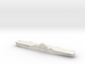 US Essex-Class Aircraft Carrier (v4) in White Natural Versatile Plastic: 1:1200