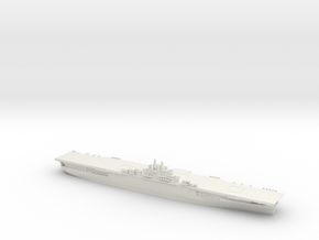 US Essex Class Aircraft Carrier (v1) in White Natural Versatile Plastic: 1:1200