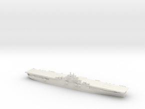 US Essex-Class Aircraft Carrier (v2) in White Natural Versatile Plastic: 1:1200