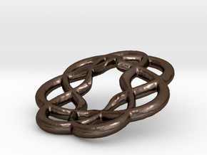 7x Knots in Polished Bronze Steel