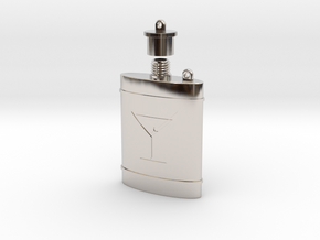 (Decorative) Pocket Flask in Platinum