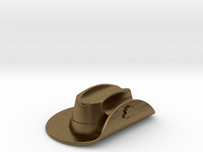 Australian WW1 Gallipoli Slouch Hat Pendant in Natural Bronze
