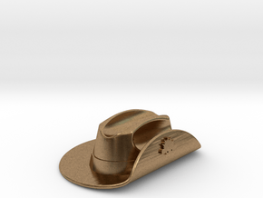 Australian WW1 Gallipoli Slouch Hat Pendant in Natural Brass