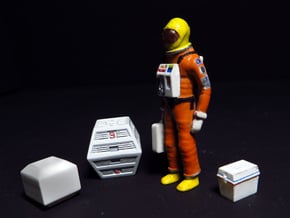 SPACE 2999 1/48 ASTRONAUT TWO SET in Tan Fine Detail Plastic