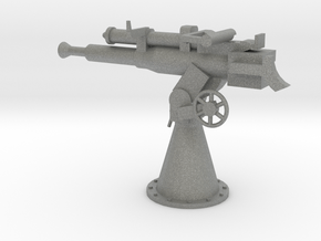 1/24 Scale 3 Inch 23 Cal AA Gun in Gray PA12