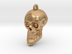Morgan's Skull Keychain/Pendant in Natural Bronze