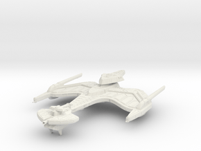 Negh'Var Class BattleCruiser 5" in White Natural Versatile Plastic